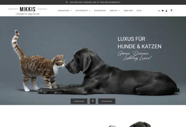 Webdesign für WooCommerce-Onlineshops: Beispiel MIKKIS