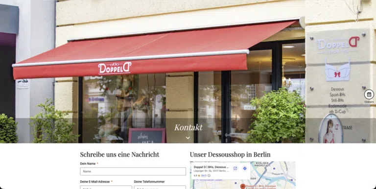 Lokale Findbarkeit von Websites für Geschäfte, Fachgeschäfte & Boutiquen