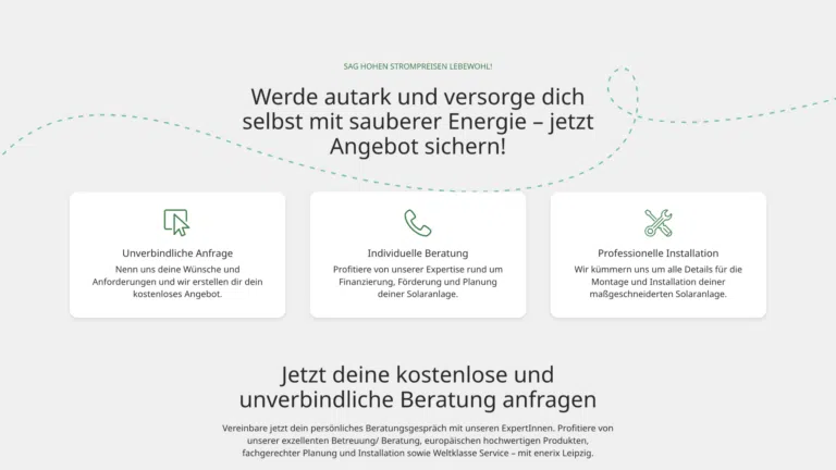 Webdesign für eine gute Conversion-Reate für Solar-Unternehmen und Photovoltaik