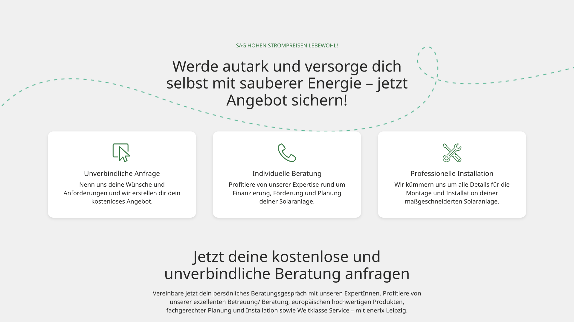 Web design built for conversion for solar and photovoltaic companies